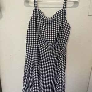 Gingham plaid Old Navy mini dress